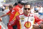 INDIANAPOLIS, IN - MAY 19:  Helio Castroneves the driver of the Shell V-Power/Pennzoil Ultra Team Penske car prepares for his qualifying run for the Indianapolis 500 at Indianapolis Motor Speedway on May 19, 2012 in Indianapolis, Indiana.  (Photo by Andy Lyons/Getty Images)