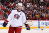 GLENDALE, AZ - APRIL 03:  Rick Nash #61 of the Columbus Blue Jackets skates up to a face off against the Phoenix Coyotes during NHL game at Jobing.com Arena on April 3, 2012 in Glendale, Arizona.  The Coyotes defeated the Blue Jackets 2-0.  (Photo by Christian Petersen/Getty Images)