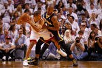 MIAMI, FL - MAY 22: Shane Battier #31 of the Miami Heat posts up David West #21 of the Indiana Pacers during Game Five of the Eastern Conference Semifinals in the 2012 NBA Playoffs  at AmericanAirlines Arena on May 22, 2012 in Miami, Florida. NOTE TO USER: User expressly acknowledges and agrees that, by downloading and/or using this Photograph, User is consenting to the terms and conditions of the Getty Images License Agreement.  (Photo by Mike Ehrmann/Getty Images)