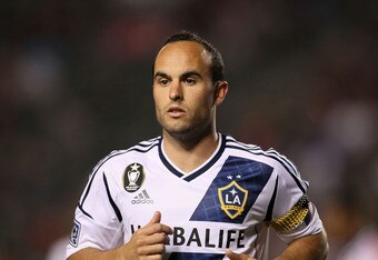 CARSON, CA - MAY 19:  Landon Donovan #10 of the Los Angeles Galaxy jogs toward the corner to take the cornerkick during the MLS match against Chivas USA at The Home Depot Center on May 19, 2012 in Carson, California. Chivas USA defeated the Galaxy 1-0.  (Photo by Victor Decolongon/Getty Images)