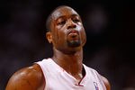 MIAMI, FL - MAY 22:  Dwyane Wade #3 of the Miami Heat shoots a technical foul after being hit in the eye during Game Five of the Eastern Conference Semifinals in the 2012 NBA Playoffs against the Indiana Pacers at AmericanAirlines Arena on May 22, 2012 in Miami, Florida. NOTE TO USER: User expressly acknowledges and agrees that, by downloading and/or using this Photograph, User is consenting to the terms and conditions of the Getty Images License Agreement.  (Photo by Mike Ehrmann/Getty Images)