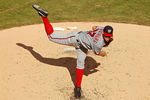 MIAMI GARDENS, FL - SEPTEMBER 28:  Stephen Strasburg #37 of the Washington Nationals pitches during a game against the Florida Marlins at Sun Life Stadium on September 28, 2011 in Miami Gardens, Florida.  (Photo by Mike Ehrmann/Getty Images)