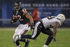 CHICAGO, IL - NOVEMBER 20: Matt Forte #22 of the Chicago Bears runs past Antwan Barnes #98 of the San Diego Chargers at Soldier Field on November 20, 2011 in Chicago, Illinois. The Bears defeated the Chargers 31-20. (Photo by Jonathan Daniel/Getty Images)