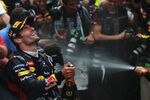 MONTE CARLO, MONACO - MAY 27:  Mark Webber of Australia and Red Bull Racing celebrates winning the Monaco Formula One Grand Prix at the Circuit de Monaco on May 27, 2012 in Monte Carlo, Monaco.  (Photo by Mark Thompson/Getty Images)