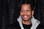LAS VEGAS, NV - OCTOBER 26:  Basketball player Allen Iverson smiles during a news conference at the Thomas & Mack Center to announce the Las Vegas Superstar Challenge October 26, 2011 in Las Vegas, Nevada. The three-game tournament will take place at the Thomas & Mack Center on November 12 and 13, 2011, and will feature four teams made up of NBA players, former NBA players and rookies. Iverson will serve as a captain for one of the teams.  (Photo by Ethan Miller/Getty Images)