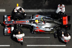 MONTE CARLO, MONACO - MAY 27:  Lewis Hamilton of Great Britain and McLaren prepares to drive during the Monaco Formula One Grand Prix at the Circuit de Monaco on May 27, 2012 in Monte Carlo, Monaco.  (Photo by Paul Gilham/Getty Images)