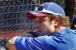 ARLINGTON, TX - MAY 16:  Josh Hamilton #32 of the Texas Rangers watches during batting practice prior to the game against the Oakland Athletics at Rangers Ballpark in Arlington on May 16, 2012 in Arlington, Texas. (Photo by Rick Yeatts/Getty Images)