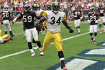 HOUSTON, TX - OCTOBER 02: Running back Rashard Mendenhall #34 of the Pittsburgh Steelers rushes for a touchdown in the third quarter against he Houston Texans on October 2, 2011 at Reliant Stadium in Houston, Texas.Texans won 17 to 10. (Photo by Thomas B. Shea/Getty Images)
