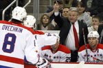 PITTSBURGH, PA - JANUARY 22:  Washington Capitals head coach Dale Hunter directs his team against the Pittsburgh Penguins during the game at Consol Energy Center on January 22, 2012 in Pittsburgh, Pennsylvania.  (Photo by Justin K. Aller/Getty Images)