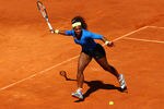 ROME, ITALY - MAY 17:  Serena Williams of the USA plays a forehand against Anabel Medina Garrigues of Spain in their third round match during day six of the Internazionali BNL d'Italia 2012 at the Foro Italico Tennis Centre on May 17, 2012 in Rome, Italy.  (Photo by Clive Brunskill/Getty Images)