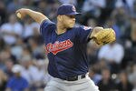 CHICAGO, IL - MAY 03:  Justin Masterson #63 of the Cleveland Indians pitches against the Chicago White Sox on May 3, 2012 at U.S. Cellular Field in Chicago, Illinois.  (Photo by David Banks/Getty Images)