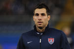 GENOA, ITALY - FEBRUARY 29:  Carlos Bocanegra of USA looks on prior to the international friendly match between Italy and USA at Luigi Ferraris Stadium on February 29, 2012 in Genoa, Italy.  (Photo by Valerio Pennicino/Getty Images)