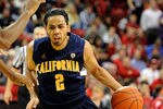 LAS VEGAS, NV - DECEMBER 23:  Jorge Gutierrez #2 of the California Golden Bears brings the ball up the court against the UNLV Rebels during their game at the Thomas & Mack Center December 23, 2011 in Las Vegas, Nevada. UNLV won 85-68.  (Photo by Ethan Miller/Getty Images)