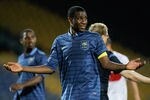 AVIGNON, FRANCE - MAY 30:  Gueida Fofana of France looks on, after his team lost to Turkey during the Toulon Tournament Semi Final match between France and Turkey at Parc des Sports on May 30, 2012 in Avignon, France.  (Photo by Matthew Lewis/Getty Images)