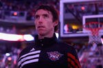 PHOENIX, AZ - APRIL 25:  Steve Nash #13 of the Phoenix Suns stands attended for the National Anthem before the NBA game against the San Antonio Spurs at US Airways Center on April 25, 2012 in Phoenix, Arizona.  The Spurs defeated the Suns 110-106.  NOTE TO USER: User expressly acknowledges and agrees that, by downloading and or using this photograph, User is consenting to the terms and conditions of the Getty Images License Agreement.  (Photo by Christian Petersen/Getty Images)