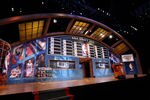 NEWARK, NJ - JUNE 23:  A general view of the dravt stage during the 2011 NBA Draft at the Prudential Center on June 23, 2011 in Newark, New Jersey.  NOTE TO USER: User expressly acknowledges and agrees that, by downloading and/or using this Photograph, user is consenting to the terms and conditions of the Getty Images License Agreement.  (Photo by Mike Stobe/Getty Images)