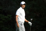 DUBLIN, OH - MAY 31:  Tiger Woods watches his tee shot on the par 4 13th hole during the first round of the Memorial Tournament presented by Nationwide Insurance at Muirfield Village Golf Club on May 31, 2012 in Dublin, Ohio.  (Photo by Andy Lyons/Getty Images)