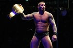 DURBAN, SOUTH AFRICA - JULY 08:  World Heavyweight Champion Randy Orton during the WWE Smackdown Live Tour at Westridge Park Tennis Stadium on July 08, 2011 in Durban, South Africa.  (Photo by Steve Haag/Gallo Images/Getty Images)