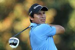JOHNS CREEK, GA - AUGUST 11:  Andres Romero of Argentina watches his tee shot on the fifth hole during the first round of the 93rd PGA Championship at the Atlanta Athletic Club on August 11, 2011 in Johns Creek, Georgia.  (Photo by Andrew Redington/Getty Images)