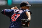 MINNEAPOLIS, MN - MAY 30: Francisco Liriano #47 of the Minnesota Twins delivers a pitch against the Oakland Athletics during the second inning on May 30, 2012 at Target Field in Minneapolis, Minnesota.  The Twins defeated the Athletics 4-0. (Photo by Hannah Foslien/Getty Images)