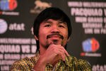 BEVERLY HILLS, CA - FEBRUARY 21:  Manny Pacquiao attends a press conference announcing his upcoming World Boxing Organization welterweight championship fight against Timothy Bradley at The Beverly Hills Hotel on February 21, 2012 in Beverly Hills, California.  (Photo by Stephen Dunn/Getty Images)