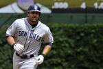 CHICAGO, IL - MAY 30:  Carlos Quentin #18 of the San Diego Padres runs the bases after hiting a two run homer in the third inning against the Chicago Cubs on May 30, 2012 at Wrigley Field in Chicago, Illinois.  (Photo by David Banks/Getty Images)