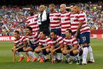 LANDOVER, MD - MAY 30: Members of team USA pose for a photo before the start of their International friendly game against Brazil at FedExField on May 30, 2012 in Landover, Maryland.  (Photo by Rob Carr/Getty Images)