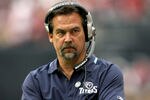 HOUSTON - DECEMBER 14:  Head coach Jeff Fisher of the Tennessee Titans stands on the field during the game with the Houston Texans on December 14, 2008 at Reliant Stadium in Houston, Texas.  The Texans won 13-12.  (Photo by Stephen Dunn/Getty Images)