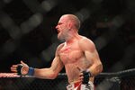 SYDNEY, AUSTRALIA - MARCH 03:  Martin Kampmann of Denmark celebrates victory during the UFC On FX welterweight bout between Martin Kampmann and Thiago Alves at Allphones Arena on March 3, 2012 in Sydney, Australia.  (Photo by Mark Kolbe/Getty Images)