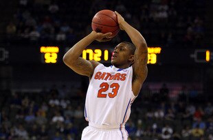 OMAHA, NE - MARCH 18:  Bradley Beal #23 of the Florida Gators attempts a shot in the second half against the Norfolk State Spartans during the third round of the 2012 NCAA Men's Basketball Tournament at CenturyLink Center on March 18, 2012 in Omaha, Nebraska.  (Photo by Doug Pensinger/Getty Images)