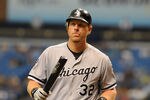 ST. PETERSBURG, FL - MAY 28:  Infielder Adam Dunn #32 of the Chicago White Sox strikes out against the Tampa Bay Rays May 28, 2012  at Tropicana Field in St. Petersburg, Florida.  Dunn homered and the Sox won 2 - 1. (Photo by Al Messerschmidt/Getty Images)