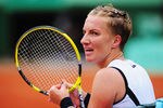 PARIS, FRANCE - JUNE 01:  Svetlana Kuznetsova of Russia looks on in her women's singles third round match against Agnieszka Radwanska of Poland during day 6 of the French Open at Roland Garros on June 1, 2012 in Paris, France.  (Photo by Mike Hewitt/Getty Images)