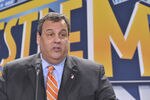 EAST RUTHERFORD, NJ - FEBRUARY 16: Governor Chris Christie attends a press conference to announce that WWE Wrestlemania 29 will be held at MetLife Stadium in 2013 at MetLife Stadium on February 16, 2012 in East Rutherford, New Jersey. (Photo by Michael N. Todaro/Getty Images)
