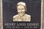 NEW YORK - MAY 02:  The plaque of Lou Gehrig is seen in Monument Park at Yankee Stadium prior to game between the New York Yankees and the Chicago White Sox on May 2, 2010 in the Bronx borough of New York City. The Yankees defeated the White Sox 12-3.  (Photo by Jim McIsaac/Getty Images)