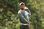 DUBLIN, OH - JUNE 02:  Tiger Woods watches his tee shot on the second hole during the third round of the Memorial Tournament presented by Nationwide Insurance at Muirfield Village Golf Club on June2, 2012 in Dublin, Ohio.  (Photo by Scott Halleran/Getty Images)