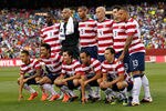 LANDOVER, MD - MAY 30: Members of team USA pose for a photo before the start of their International friendly game against Brazil at FedExField on May 30, 2012 in Landover, Maryland.  (Photo by Rob Carr/Getty Images)