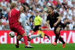 LONDON, ENGLAND - JUNE 02:  Gary Cahill (C) of England collides with goalkeeper Joe Hart of England after he was pushed by Dries Mertens (R) of Belgium during the international friendly match between England and Belgium at Wembley Stadium on June 2, 2012 in London, England.  (Photo by Shaun Botterill/Getty Images)