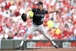 CINCINNATI, OH - MAY 27:  Jamie Moyer #50 of the Colorado Rockies throws a pitch during the game against the Cincinnati Reds at Great American Ball Park on May 27, 2012 in Cincinnati, Ohio.  (Photo by Andy Lyons/Getty Images)