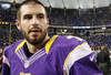 MINNEAPOLIS, MN - NOVEMBER 11:  Christian Ponder #7 of the Minnesota Vikings is shown after a game against the Detroit Lions on November 11, 2012 at Mall of America Field at the Hubert H. Humphrey Metrodome in Minneapolis, Minnesota. (Photo by Andy Clayton KIng/Getty Images)