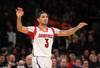 Mar 16, 2013; New York, NY, USA; Louisville Cardinals guard Peyton Siva (3) reacts near the end of the game against the Syracuse Orange during the second half of the championship game of the Big East tournament at Madison Square Garden. Mandatory Credit: Brad Penner-USA TODAY Sports