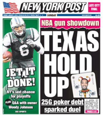 The 10 Funniest NY Post Sports Headlines