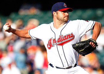 CLEVELAND - JUNE 17:  Jake Westbrook #37 of the Cleveland Indians pitches against the New York Mets during the game on June 17, 2010 at Progressive Field in Cleveland, Ohio.  (Photo by Jared Wickerham/Getty Images)