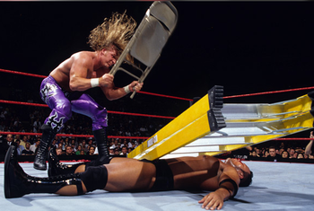 SummerSlam 1998 - Triple H vs The Rock - Ladder Match  8_display_image