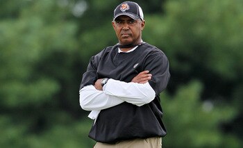 GEORGETOWN, KY - JULY 31:  Marvin Lewis the Head Coach of the Cincinnati Bengals is pictured during the Bengals training camp at Georgetown College on July 31, 2010 in Georgetown, Kentucky.  (Photo by Andy Lyons/Getty Images)