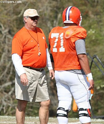 Offensive line coach Brad Scott is credited as the coach who pulled five-star RB Mike Bellamy out of Florida.