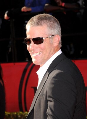LOS ANGELES, CA - JULY 14:  Minnesota Vikings quarterback Brett Favre arrives at the 2010 ESPY Awards at Nokia Theatre L.A. Live on July 14, 2010 in Los Angeles, California.  (Photo by Jason Merritt/Getty Images)