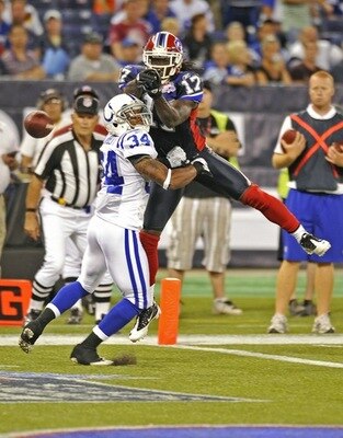 Chad Jackson can't come up with this reception versus the Colts