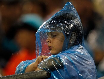 JACKSONVILLE, FL - AUGUST 21:  A fan closes his eyes during the preseason game between the Miami Dolphins and Jacksonville Jaguars at EverBank Field on August 21, 2010 in Jacksonville, Florida.  (Photo by Sam Greenwood/Getty Images)