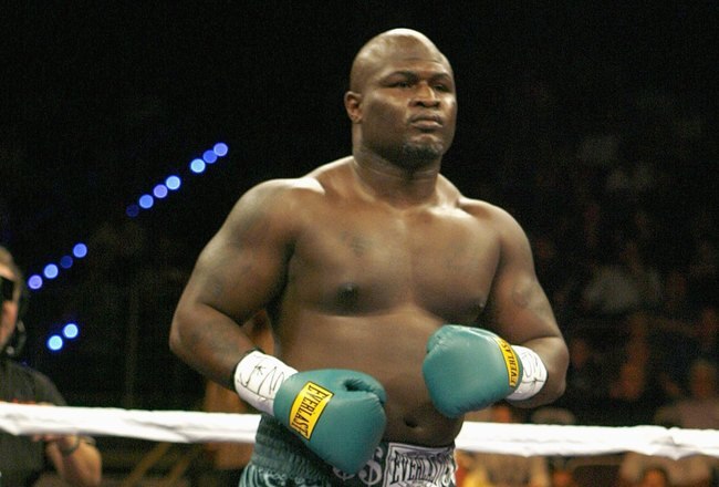 HOLLYWOOD, FL - JANUARY 06: James 'Lights Out' Toney enters the ring during the bout against Samuel 'Nigerian Nightmare' Peter in a WBC heavyweight title eliminator fight at the Hard Rock Hotel and Casino January 6, 2007 in Hollywood, Florida. (Photo by M