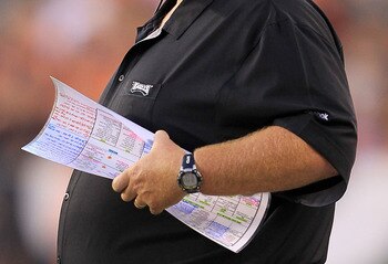 CINCINNATI - AUGUST 20:  Andy Reid the Head coach of the Philadelphia Eagles is pictured during the NFL preseason game against the Cincinnati Bengals at Paul Brown Stadium on August 20, 2010 in Cincinnati, Ohio.  (Photo by Andy Lyons/Getty Images)